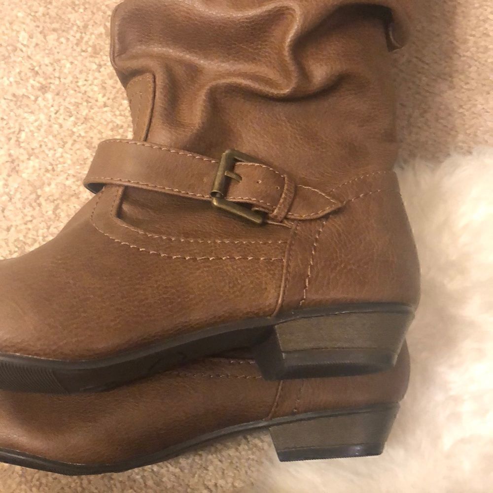 Never worn Brown tall boots size 6.5 - Picture 5 of 8